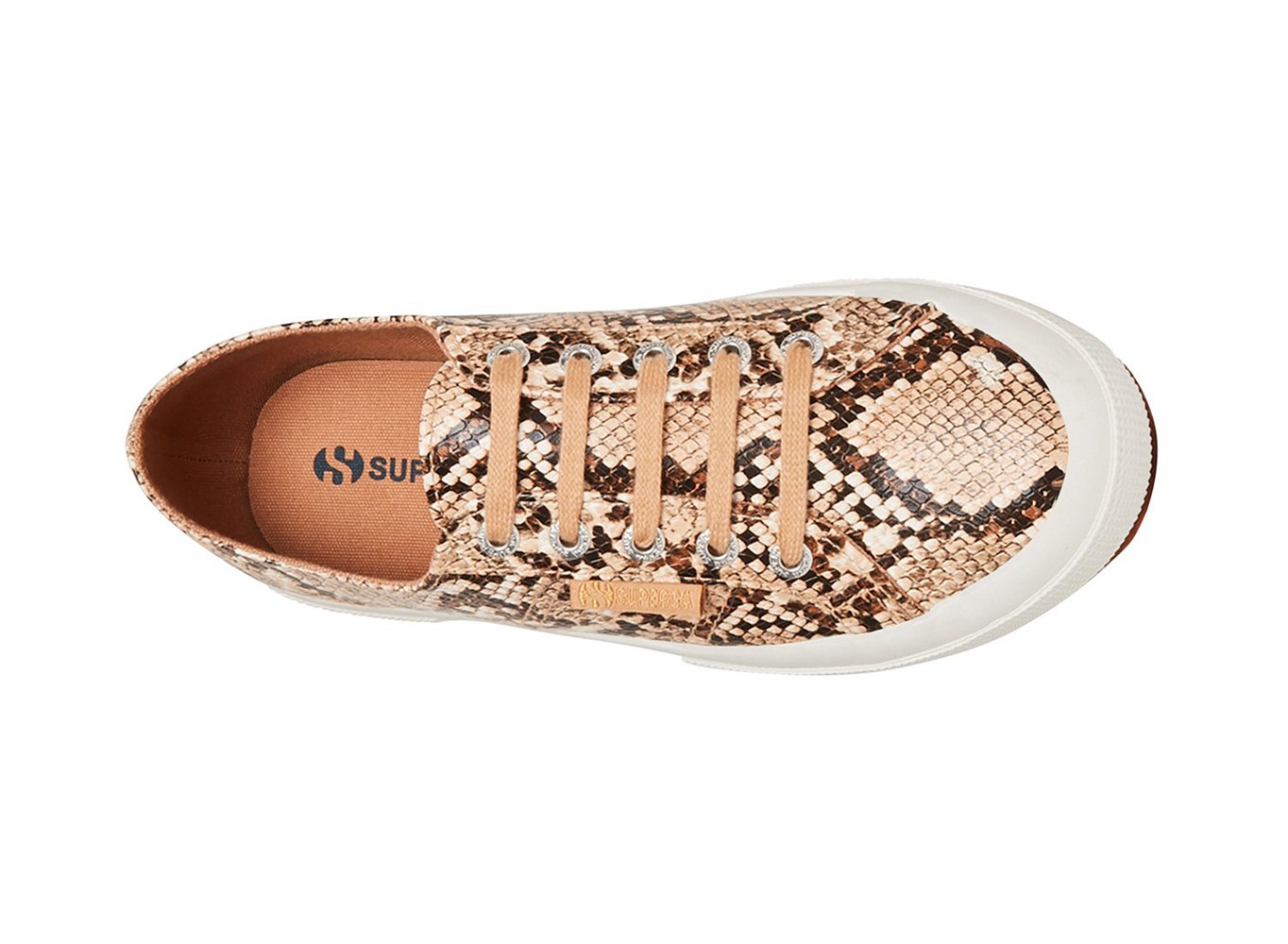 Tenis Feminino Marrom/Serpentine - Superga 2750 Snakepufanw - FYRIN-8253